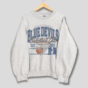 Vintage NCAA Duke Blue Devils Basketball Sweatshirt, Duke University Shirt Tee